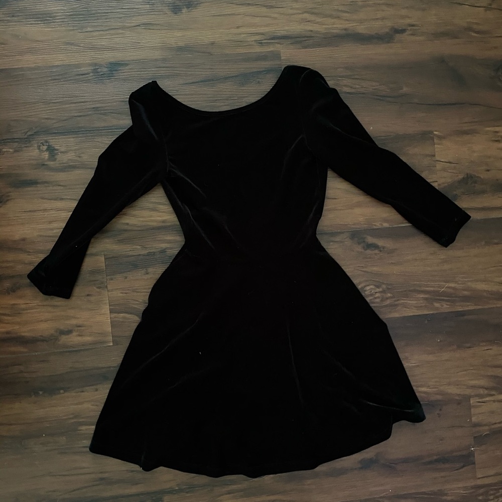 American apparel velvet dress